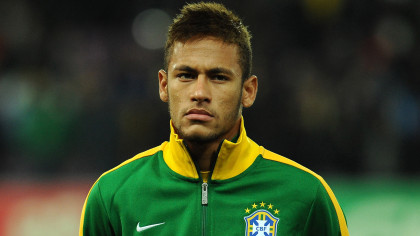 GENEVA, SWITZERLAND - MARCH 21:  Neymar JR of Brazil looks on prior to the international friendly match between Italy and Brazil on March 21, 2013 in Geneva, Switzerland.  (Photo by Valerio Pennicino/Getty Images)