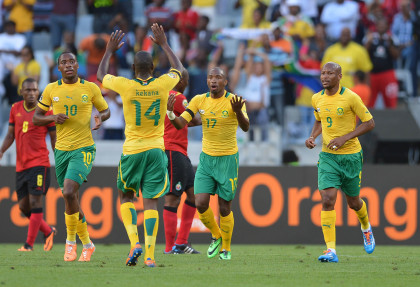 Football - 2014 CAF African Nations Championships - South Africa v Mozambique - Cape Town