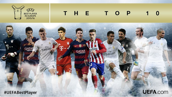  UEFA Best Player In Europe 10 Nominees Revealed