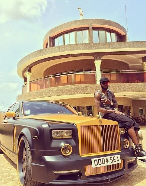 Emmanuel Adebayor Shows off His Rolls-Royce