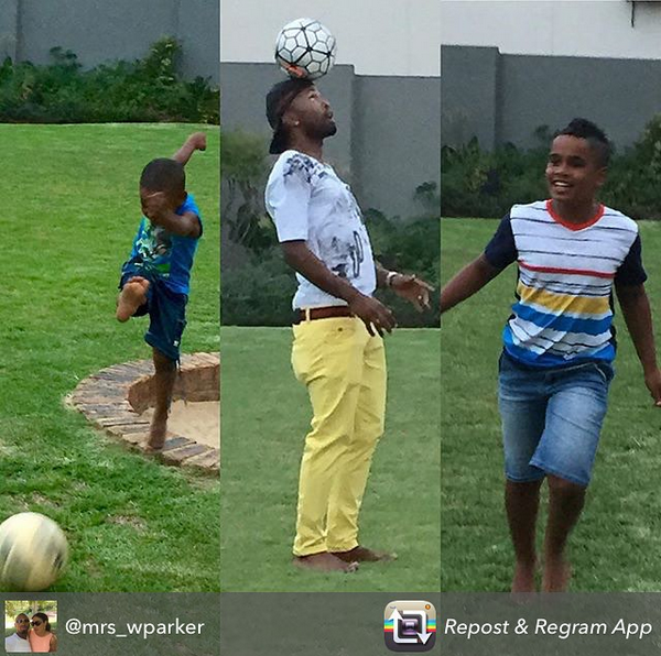 5 Photos Of Bernard Parker Spending Time With His Sons