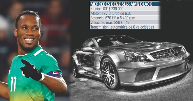didier drogba and his benz