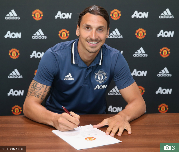 Watch Zlatan Ibrahimovic's First Interview After Signing For Manchester United