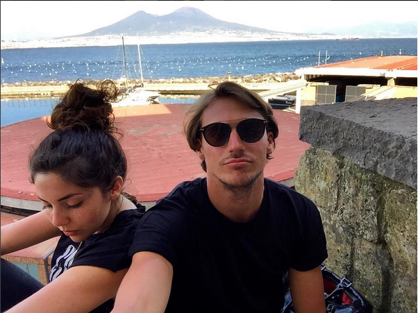Andrea with his girlfriend2