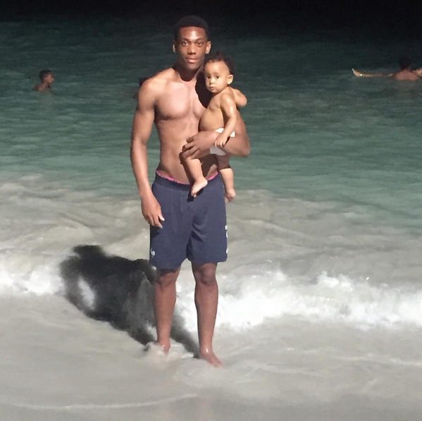 Checkout Anthony Martial Having A Great Time With His Daughter