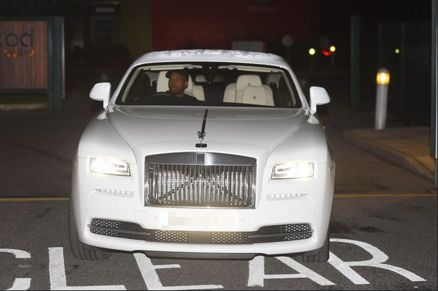 Daniel Sturridge Shows Off His Rolls Royce