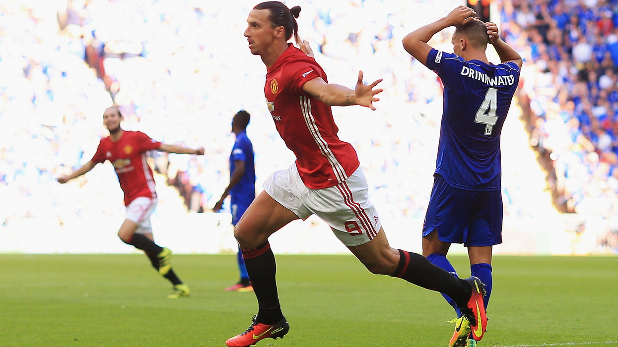 Ibrahimovic Leads The Red Devils To Community Shield Victory