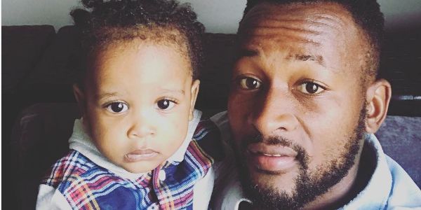 Cute Father-Son Moments Of Mpho Makola And Son