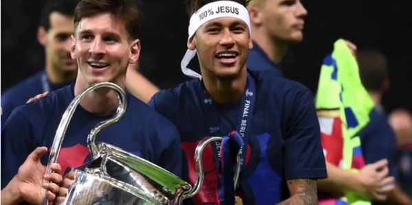 "I Am Your Fan And Will Always Admire You," Neymar To Messi