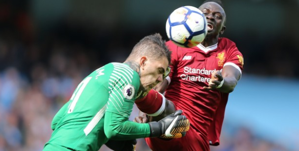 Ouch! Ederson Shows Scars From Mane's Boot Smack