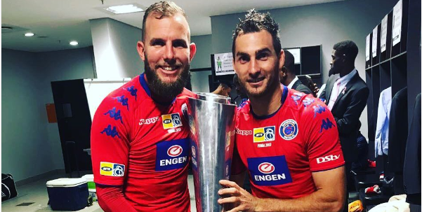 Check Out How Brockie Celebrated Being The MTN8 Champs