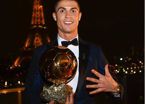 Ronaldo Reacts To Winning His 5th Ballon d'Or