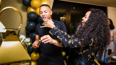 Pics! Andile & Nonhle Jali Finally Reveal Their 1 Year Old Twins!