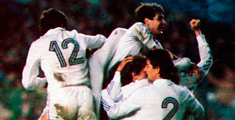 On the 16th of April 1986, the Whites won 5-1 at the Bernabéu on the way to the final they would ultimately go on and win