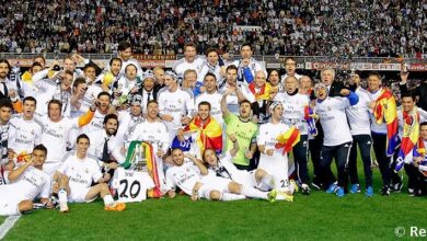 On the 16th of April 2014, Real Madrid beat Barcelona in the final at Mestalla (1-2)