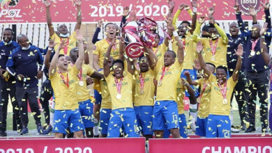 WATCH - Mamelodi Sundowns Celebrate League Triumph