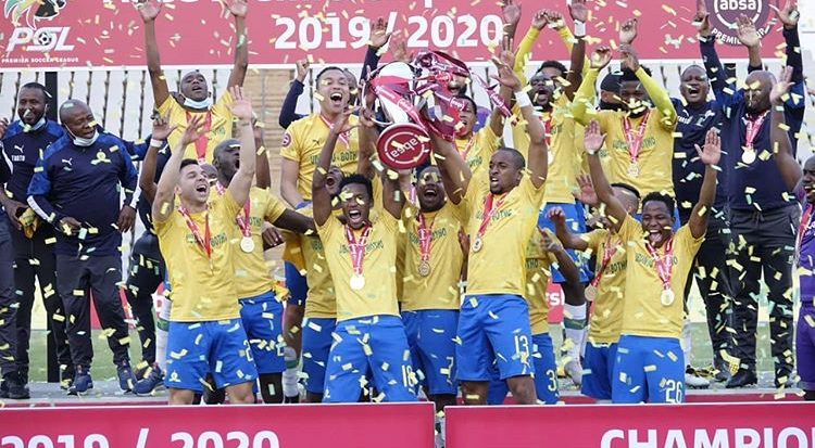 WATCH - Mamelodi Sundowns Celebrate League Triumph
