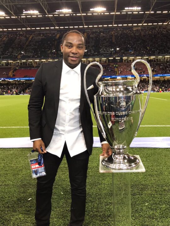 Champions League winner Benni McCarthy from the South African province Western Cape.