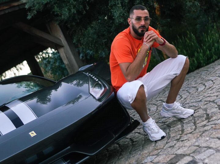 Real Madrid Striker Karim Benzema Shows Off His New Style!