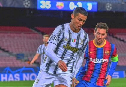 Cristiano Ronaldo Gets The Better Of Lionel Messi As They Faced Off Once Again!