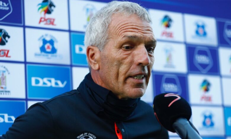 Ernst Middendorp Says That It's All About Picking Up Points!