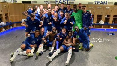 Chelsea Players Celebrate Reaching Champions League Final!