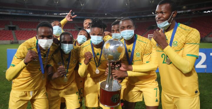 Bafana Bafana Claim R500 000 Prize Money After Winning the 2021 COSAFA Cup!