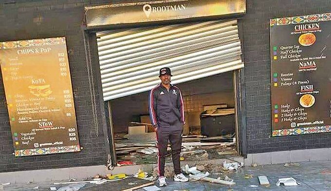 Fans Help Lucky Lekgwathi Restore His Grootman Restaurant After It Was Vandalised!