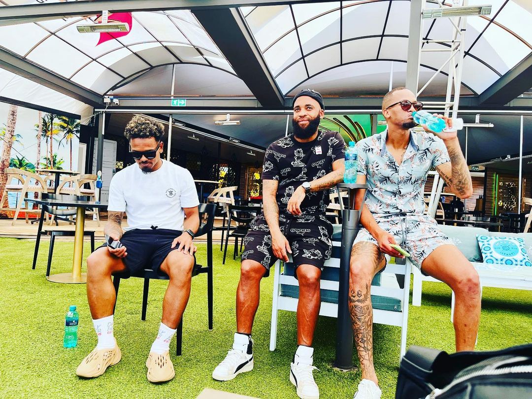 Oupa Manyisa & Brighton Mhlongo Are Always Hanging Out Together! 