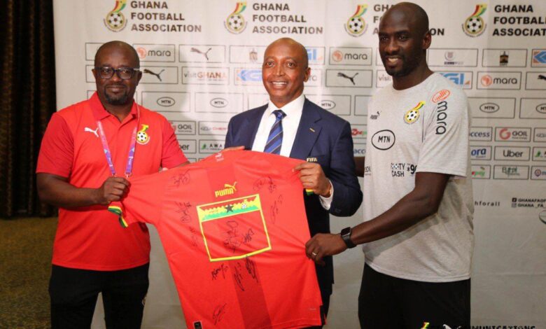 Watch: Patrice Motsepe Visits Ghana Team Ahead of Portugal Match!