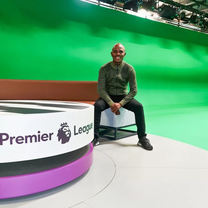 PICS: Thomas Mlambo Watches Arsenal Match Live!