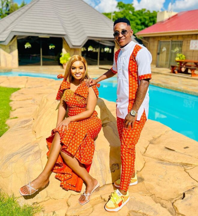 Check Out Pule Ekstein & His Wife in Matching Outfits!