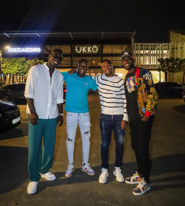 Fortune Makaringe Hangs Out with Former Maritzburg United Teammates!