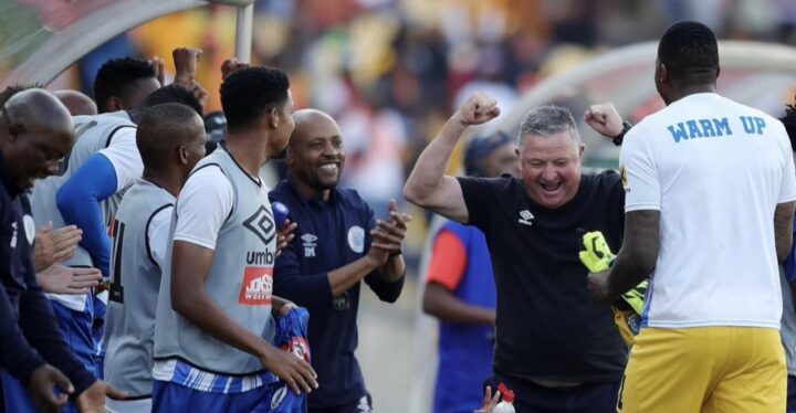 Gavin Hunt Explains Wild Celebrations After Defeating Kaizer Chiefs!