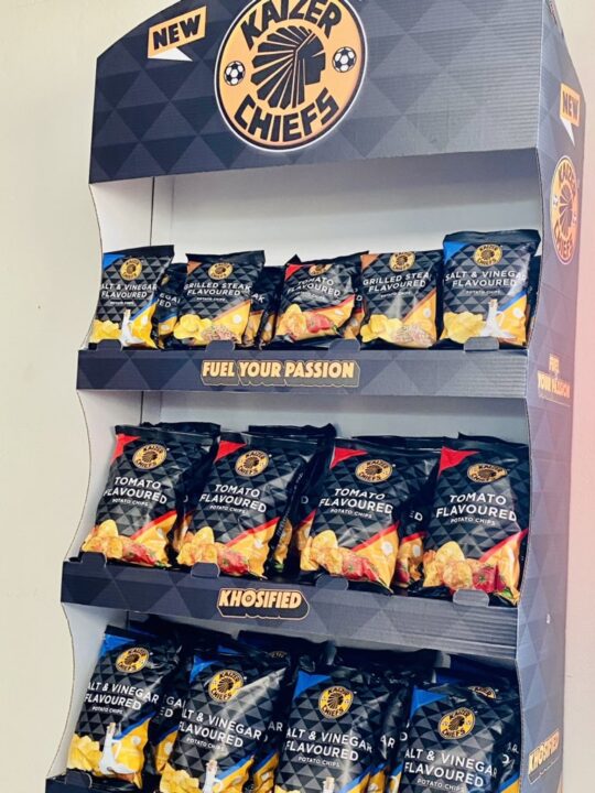 Kaizer Chiefs Proud of New Brand Snacks!